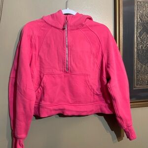 Lululemon Scuba Oversized Half-Zip Hoodie - Sonic Pink - M/L